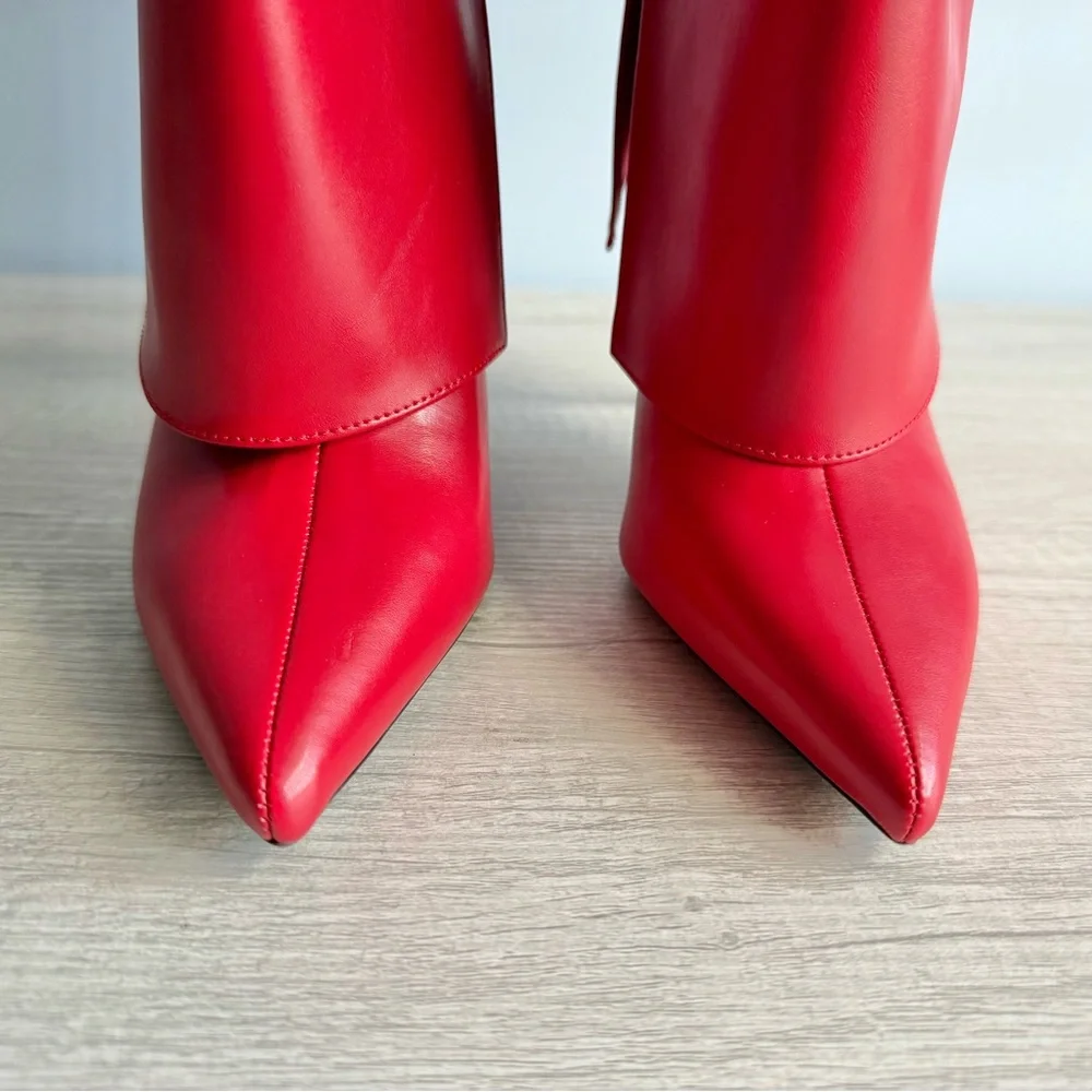 I.N.C. International Concepts Skylar Fold Over Cuffed Knee High Boots Size 7.5 - Picture 6 of 13